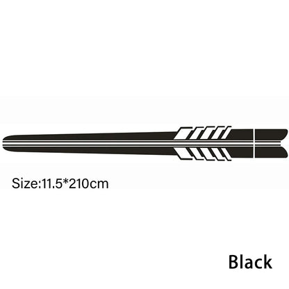 Universal Racing Stripe Car Decals(Side Skirts)