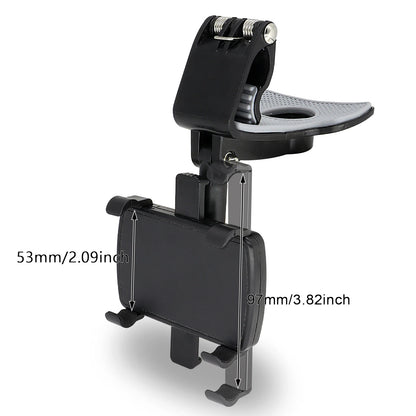 360° Dashboard Phone Mount – Universal Clip-On GPS & Phone Holder