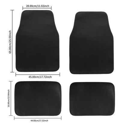 Universal Car Floor Mats – Front & Rear Set for SUVs, Sedans, and Vans