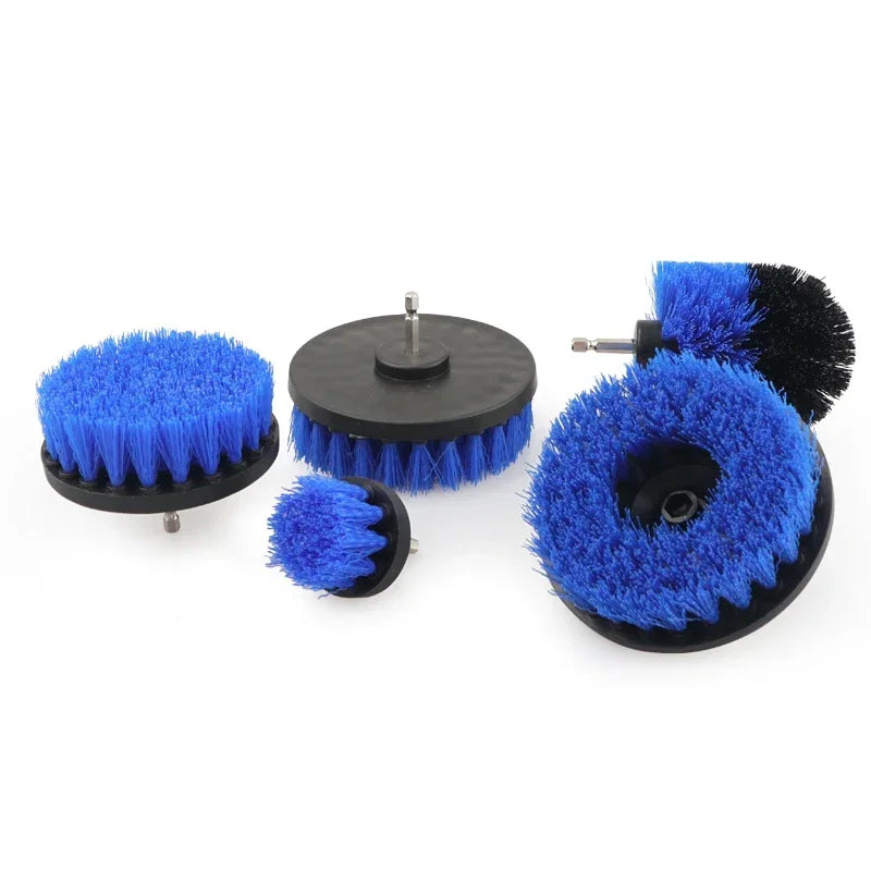4” Blue Drill Brush Cleaning Kit