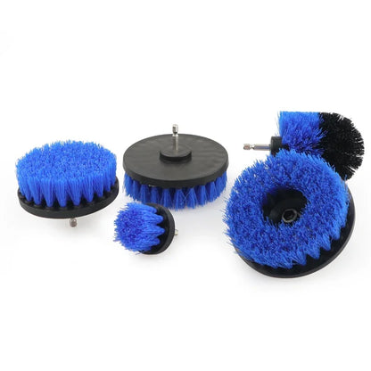 4” Blue Drill Brush Cleaning Kit
