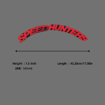 SPEEDHUNTERS 3D Tire Stickers – Universal PVC Car Tuning Decals (Set of 4)